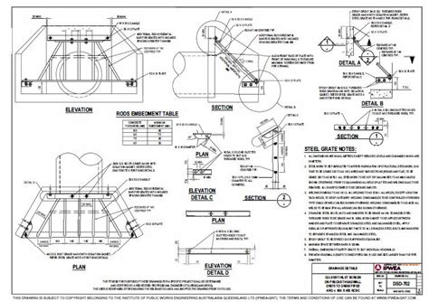 raking drain standard drawing.